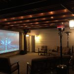 outdoor movie screen