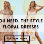 Floral dresses for women