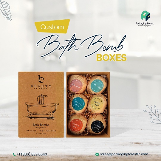 Stylish Bath Bomb Boxes can make your Company Famous