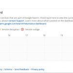 google search dashboard