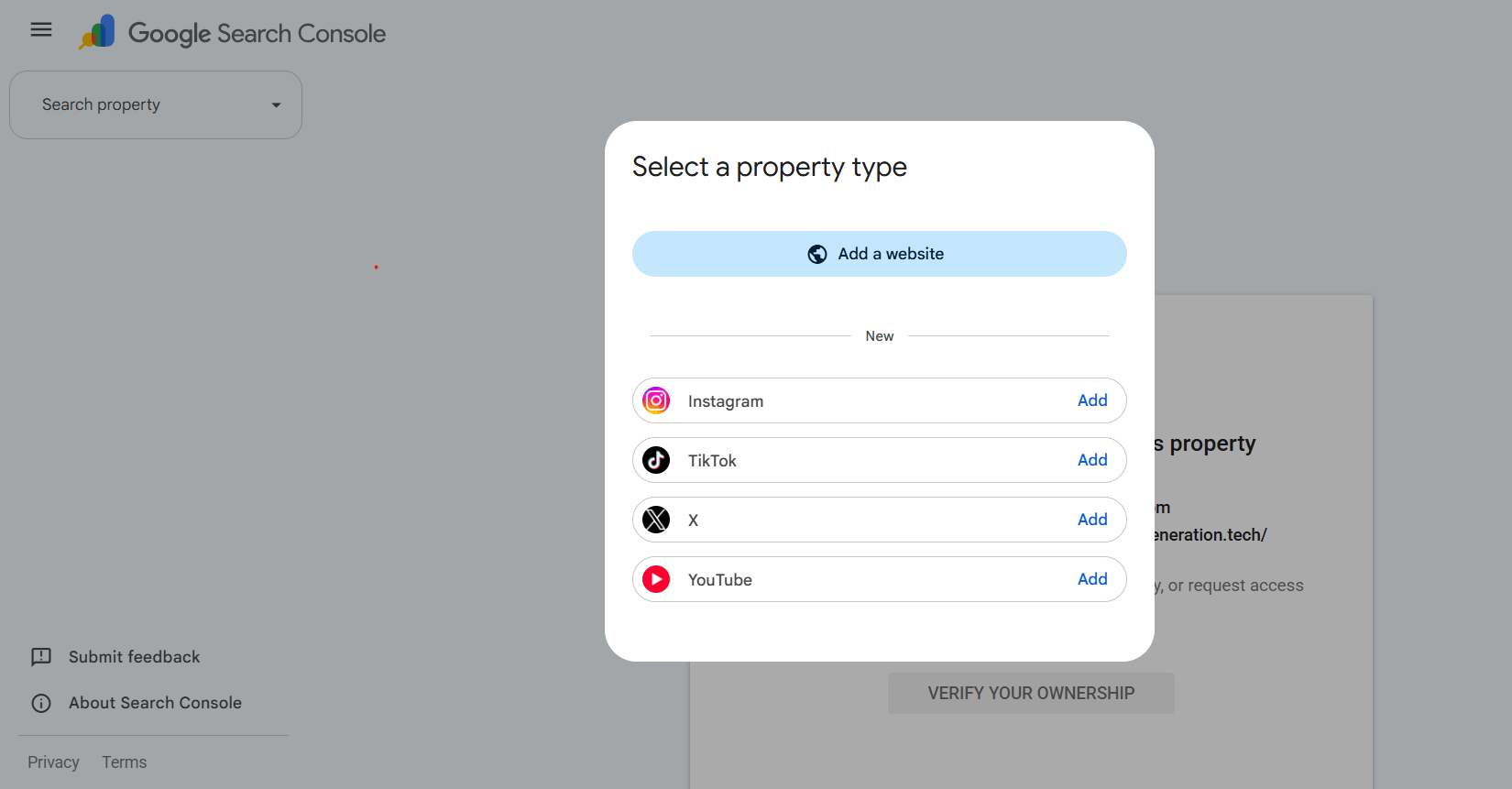 Add property